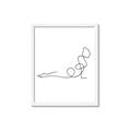 Picture of Yoga Pose V _GroupedProduct_Rectangle_Portrait_Framed_Matted_