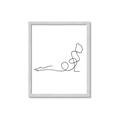Picture of Yoga Pose V _GroupedProduct_Rectangle_Portrait_Framed_Matted_