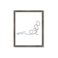Picture of Yoga Pose V _GroupedProduct_Rectangle_Portrait_Framed_Matted_