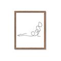 Picture of Yoga Pose V _GroupedProduct_Rectangle_Portrait_Framed_Matted_