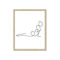 Picture of Yoga Pose V _GroupedProduct_Rectangle_Portrait_Framed_Matted_
