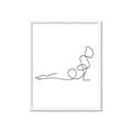 Picture of Yoga Pose V _GroupedProduct_Rectangle_Portrait_Framed_Matted_