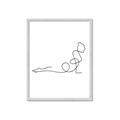 Picture of Yoga Pose V _GroupedProduct_Rectangle_Portrait_Framed_Matted_