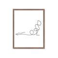 Picture of Yoga Pose V _GroupedProduct_Rectangle_Portrait_Framed_Matted_