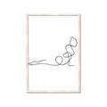 Picture of Yoga Pose V _GroupedProduct_Rectangle_Portrait_Framed_Matted_