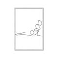 Picture of Yoga Pose V _GroupedProduct_Rectangle_Portrait_Framed_Matted_