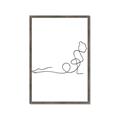 Picture of Yoga Pose V _GroupedProduct_Rectangle_Portrait_Framed_Matted_