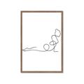Picture of Yoga Pose V _GroupedProduct_Rectangle_Portrait_Framed_Matted_