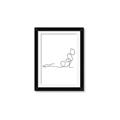 Picture of Yoga Pose V _GroupedProduct_Rectangle_Portrait_Framed_Matted_