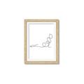 Picture of Yoga Pose V _GroupedProduct_Rectangle_Portrait_Framed_Matted_