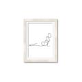 Picture of Yoga Pose V _GroupedProduct_Rectangle_Portrait_Framed_Matted_