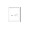 Picture of Yoga Pose V _GroupedProduct_Rectangle_Portrait_Framed_Matted_