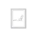Picture of Yoga Pose V _GroupedProduct_Rectangle_Portrait_Framed_Matted_
