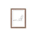 Picture of Yoga Pose V _GroupedProduct_Rectangle_Portrait_Framed_Matted_