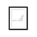 Picture of Yoga Pose V _GroupedProduct_Rectangle_Portrait_Framed_Matted_