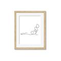 Picture of Yoga Pose V _GroupedProduct_Rectangle_Portrait_Framed_Matted_