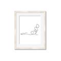 Picture of Yoga Pose V _GroupedProduct_Rectangle_Portrait_Framed_Matted_