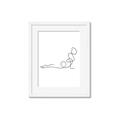 Picture of Yoga Pose V _GroupedProduct_Rectangle_Portrait_Framed_Matted_
