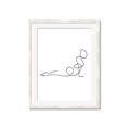 Picture of Yoga Pose V _GroupedProduct_Rectangle_Portrait_Framed_Matted_