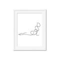 Picture of Yoga Pose V _GroupedProduct_Rectangle_Portrait_Framed_Matted_