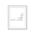 Picture of Yoga Pose V _GroupedProduct_Rectangle_Portrait_Framed_Matted_