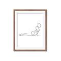 Picture of Yoga Pose V _GroupedProduct_Rectangle_Portrait_Framed_Matted_