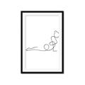 Picture of Yoga Pose V _GroupedProduct_Rectangle_Portrait_Framed_Matted_