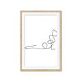 Picture of Yoga Pose V _GroupedProduct_Rectangle_Portrait_Framed_Matted_