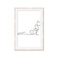 Picture of Yoga Pose V _GroupedProduct_Rectangle_Portrait_Framed_Matted_