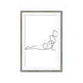 Picture of Yoga Pose V _GroupedProduct_Rectangle_Portrait_Framed_Matted_
