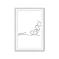 Picture of Yoga Pose V _GroupedProduct_Rectangle_Portrait_Framed_Matted_