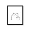 Picture of Yoga Pose VI _GroupedProduct_Rectangle_Portrait_Framed_Matted_