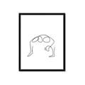 Picture of Yoga Pose VI _GroupedProduct_Rectangle_Portrait_Framed_Matted_