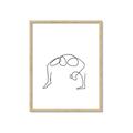 Picture of Yoga Pose VI _GroupedProduct_Rectangle_Portrait_Framed_Matted_