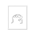 Picture of Yoga Pose VI _GroupedProduct_Rectangle_Portrait_Framed_Matted_