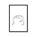 Picture of Yoga Pose VI _GroupedProduct_Rectangle_Portrait_Framed_Matted_