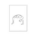 Picture of Yoga Pose VI _GroupedProduct_Rectangle_Portrait_Framed_Matted_