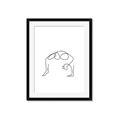 Picture of Yoga Pose VI _GroupedProduct_Rectangle_Portrait_Framed_Matted_
