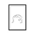 Picture of Yoga Pose VI _GroupedProduct_Rectangle_Portrait_Framed_Matted_