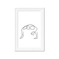 Picture of Yoga Pose VI _GroupedProduct_Rectangle_Portrait_Framed_Matted_