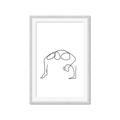 Picture of Yoga Pose VI _GroupedProduct_Rectangle_Portrait_Framed_Matted_