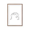 Picture of Yoga Pose VI _GroupedProduct_Rectangle_Portrait_Framed_Matted_