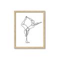 Picture of Yoga Pose III _GroupedProduct_Rectangle_Portrait_Framed_Matted_