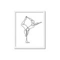 Picture of Yoga Pose III _GroupedProduct_Rectangle_Portrait_Framed_Matted_