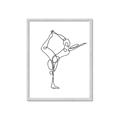 Picture of Yoga Pose III _GroupedProduct_Rectangle_Portrait_Framed_Matted_
