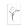 Picture of Yoga Pose III _GroupedProduct_Rectangle_Portrait_Framed_Matted_