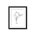 Picture of Yoga Pose III _GroupedProduct_Rectangle_Portrait_Framed_Matted_