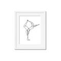 Picture of Yoga Pose III _GroupedProduct_Rectangle_Portrait_Framed_Matted_
