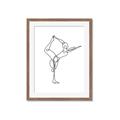 Picture of Yoga Pose III _GroupedProduct_Rectangle_Portrait_Framed_Matted_