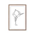 Picture of Yoga Pose III _GroupedProduct_Rectangle_Portrait_Framed_Matted_